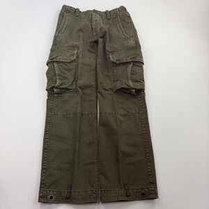 Vintage GAP Pants Mens 28x30 Green Military Paratrooper Cargo Y2K Baggy
